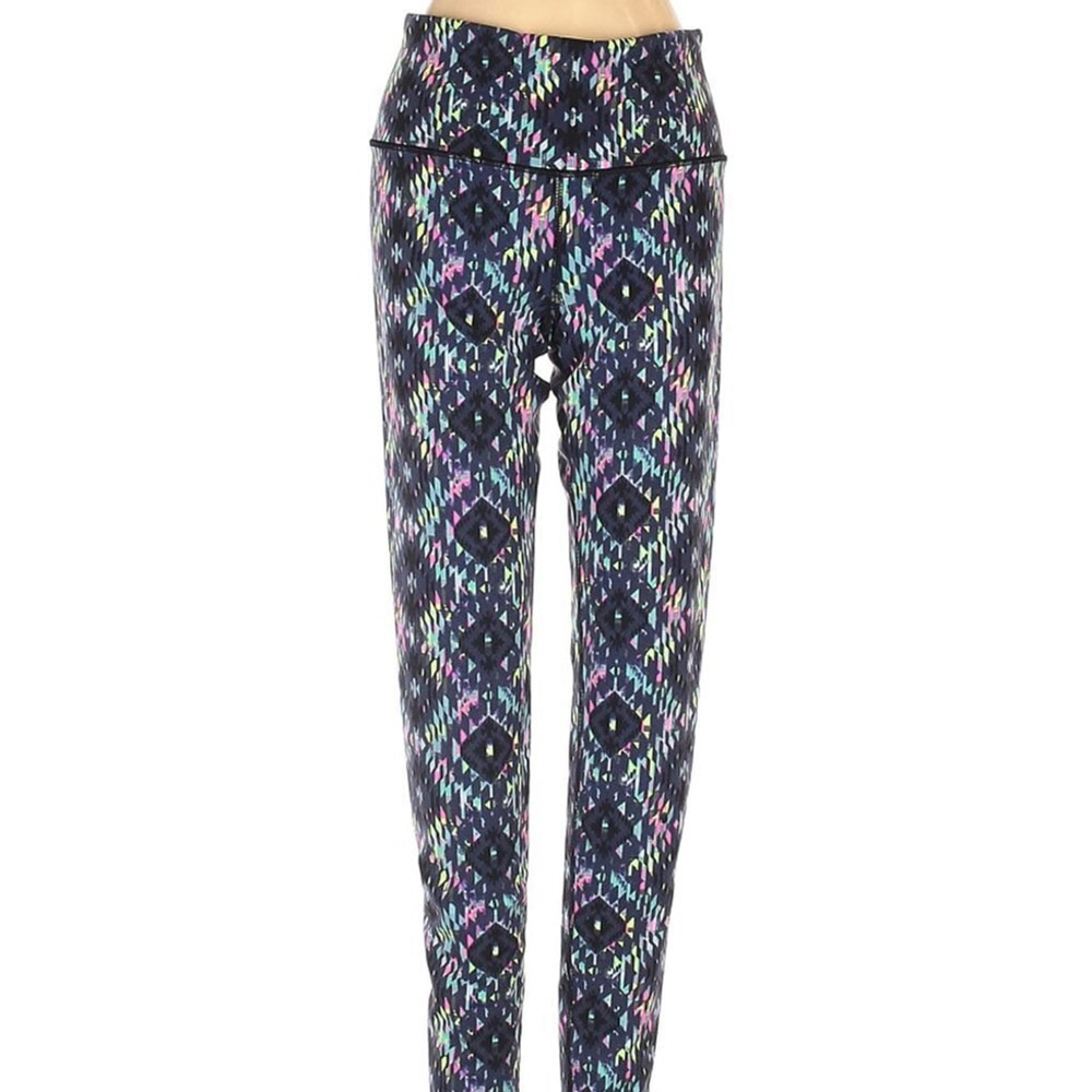 Victoria's Secret Geometric Print High Waist Leggings Workout Pants S - Picture 3 of 4